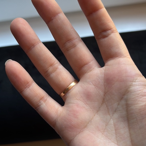 Antique (1896) Victorian 15k gold diamond ring - Picture 4 of 7